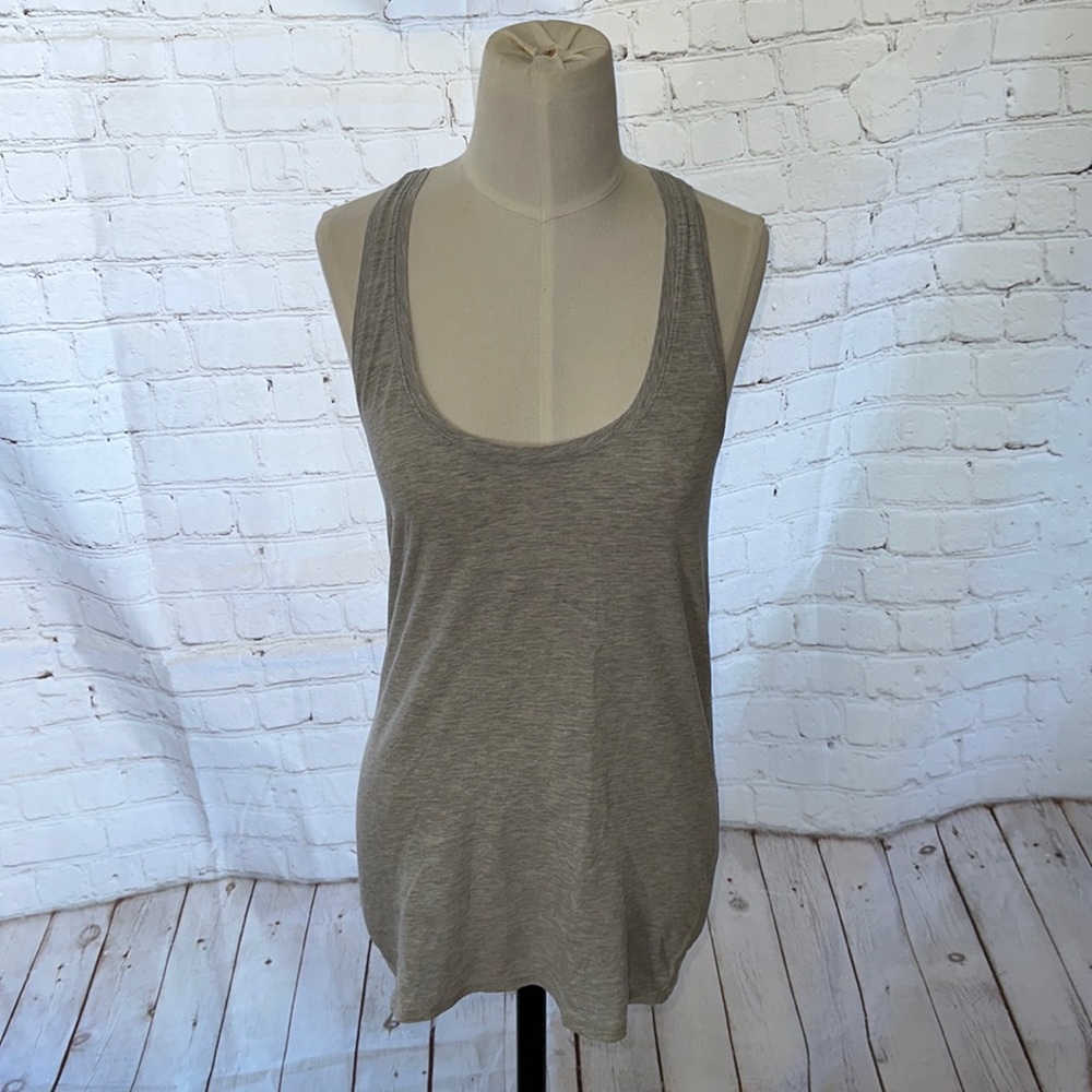 Lululemon Light Gray Racerback Tank Top